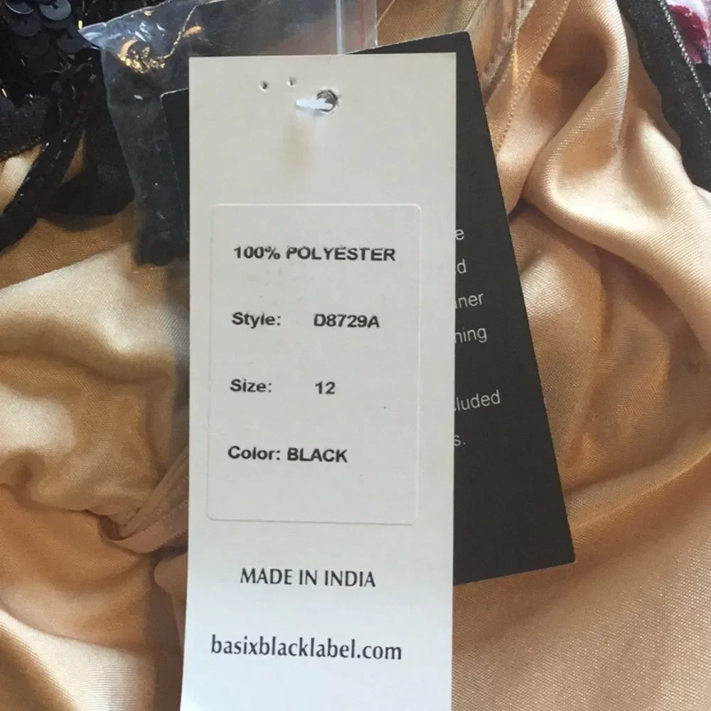 Basix Black Label Sequin Halter - Picture 13 of 13